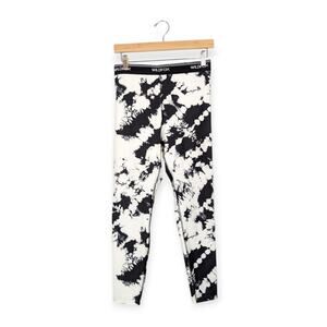 Wildfox Black/White Splatter Tie Dye Print Leggings Size L